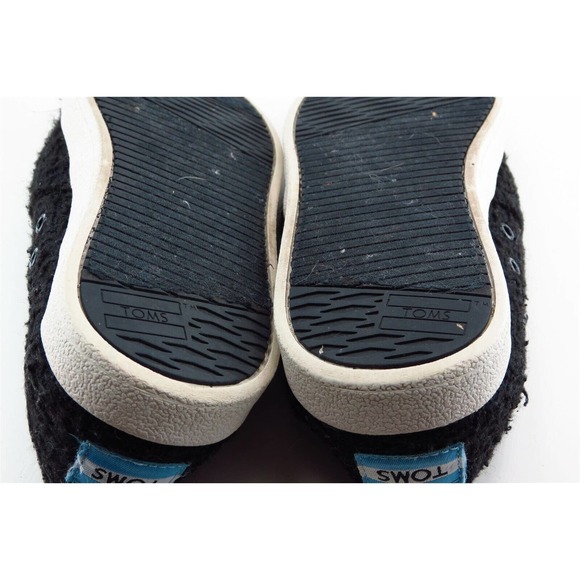 Toms Size 6.5 M Black Round Toe Flats Fabric Women - Picture 6 of 7